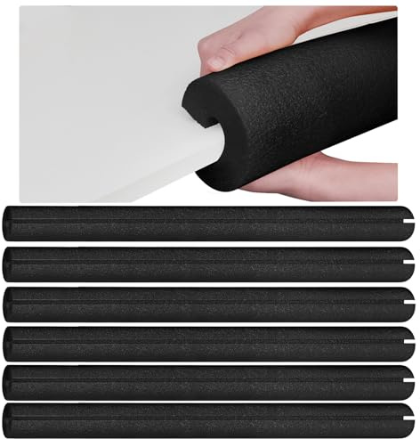 Hanaive 6 Stück 101,6 cm Jumbo-Poolnudeln Bulk Pool Nudeln Schaum Große Pre Slit Clamp Foam Protection Foam Tube Swim Nudeln zum Schwimmen Schwimmende Bastelprojekte Polsterung Stoßstange