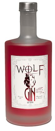 Wolf Gin Wild Berry | Premium Gin aus Wolfratshausen | Mit verschiedenen Botanicals | Regional und Weltklasse | 42,5% | 500ML