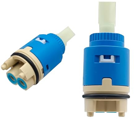 25mm Ceramic Cartridges, Single Handle High Leg Ceramic Faucet Cartridge, Replacement Ceramic Disc Cartridges for Bathroom Shower