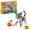 LEGO Creator 3in1 Playful Cat Toy - Transforms into a Pigeon or Pet Dog Figure - Animals Building Set for Kids, 8+ Year Old Girls & Boys - Creative Birthday Gift Idea - 31163