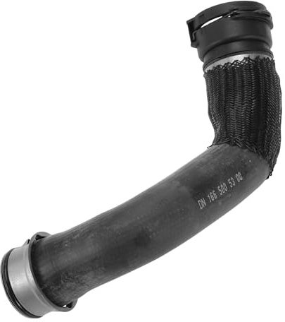 Partuto Kylvätska till kylvätska nr. A1665005300 övre kylvätska vattenslangsrör för Mercedes-Benz GL550 2013-2016 för Mercedes-Benz GLS550 2017-2019 gummi svart