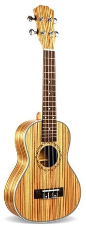 26 Zoll Zebra Holz Ukulele Tenor 4 Saiten Elektrische Kleine Gitarre Mit Tonabnehmer Ukelele Musikinstrument ukulele anfänger(2)