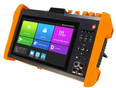 NGBFF CCTV-Tester, Ip-Kamera-Test K15 8K-Monitor CCTV-Tester H.265 Multifunktions-SFP-Optikmodul AHD CVI TVI SDI All-In-One-Tester-Monitor(K15)