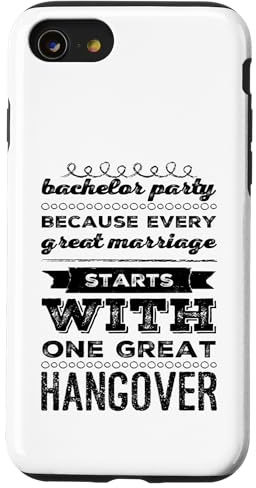 Parce Que Chaque Grand Mariage Commence par Une Grande Gueule de Bois Coque pour iPhone SE (2020) / 7/8