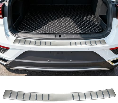 Ladekantenschutz, Edelstahl Stoßstangenschutz Kompatibel mit VW T-ROC 2017-2025