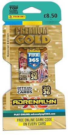 Panini FIFA 365 2026 handelskort spel premiumfodral guld