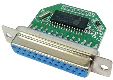FANSHINUO PL2305 - Módulo convertidor paralelo pequeño USB a 25 pines de 36 pines para impresoras antiguas. Cuenta con Plug and Play Arrange USB a adaptador de puerto paralelo