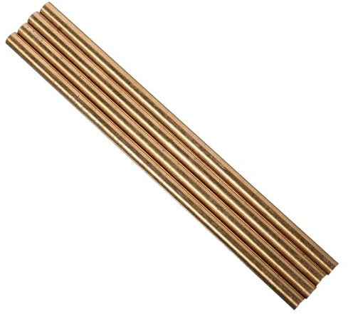HAMPPLIES Remaches para Cuchillos de Cobre Puro de 4mm para Mango de Cuchillo Varilla de Cobre para Sujetar Manijas Ideales para Proyectos de Carpintería y Reparación