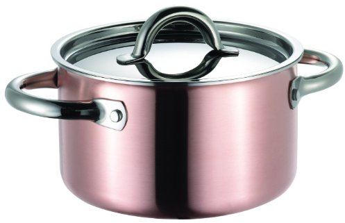 Schulte-Ufer Fleischtopf De Luxe i, 24 cm, 6,00 l, Kupfer