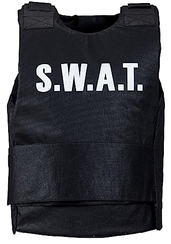 W WIDMANN MILANO Party Fashion - Gilet pare-balles S.W.A.T, Agent secret, Carnaval, Fête à thème