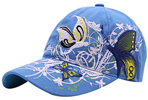 Belsen Mädchen Schmetterlings-Stickerei- Vintage Baseball Cap Snapback Trucker Hat