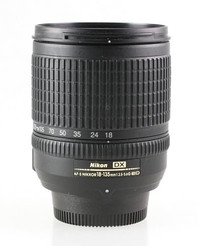 Nikon Zoom-Nikkor 18-135mm f/3.5-5.6 - Objetivo (15/13, 18-135 mm, 73.5 mm, Negro, 67 mm, 385 g)