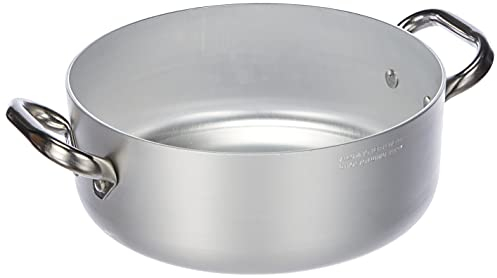 Pentole Agnelli Agnelli Alluminio Professionale, 3.4 L, Acciaio Inossidabile, Argento, 22 cm
