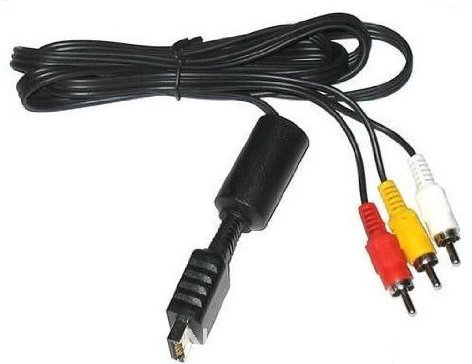 AV TV Fernsehkabel für Playstation 1/2/3 PS1 PS2 PS3 Konsole 3 Chinch Audio Video Scart Kabel für Sony Playstation Konsolen Bildkabel Tonkabel