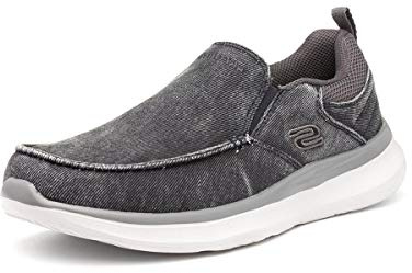 Skechers DELSON 2.0 LARWIN, Zapatillas para Hombre, Blue Canvas, 43 EU