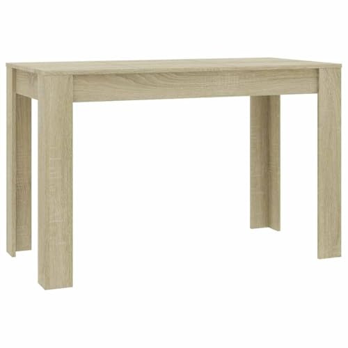 vidaXL Mesa de Comedor de aglomerado Color Roble Sonoma 120x60x76 cm