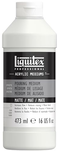 Liquitex Acrylic Professional Pouring Effects Medium for Acrylic Paint, Matte, 473