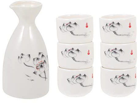 Flacon Marmite à Saké Tasses Ochoko Ensemble Et Gobelet à Saké De Saké Tokkuri Carafe à Saké Tasse De Saké Chinois Verre à Liqueur Céramique Verte