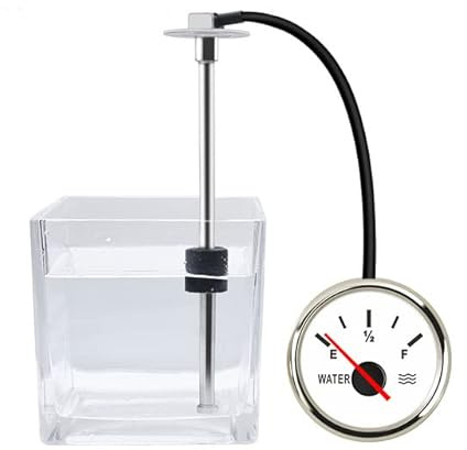 KAOLALI Sensor de Nivel de Combustible para Medidor de Agua Aforador de Combustible 0-190 ohm, Sensor de Nivel de Agua 740 mm para Caravanas, Barcos, Automóviles