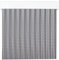 Cortinas Exterior de Cinta para Puertas | Plástico PVC y Barra Aluminio tamaños | PERTONI TENDE (Gris Y Blanco, Ancho 100cm x 210cm Largo)