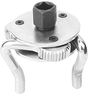 Ölfilterschlüssel Ölfilterspinne 3-armig Ölfilter-Entfernungswerkzeug für Ölfilter Ø 43mm bis 102mm Universell Einstellbar Rutschfest zum Ausbau von Filter und Filterkartuschen