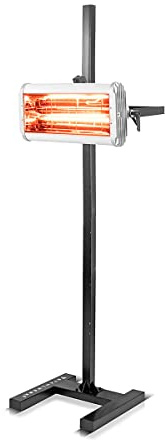 STAHLWERK Infrarot Lacktrockner IL-1200 ST mit 1.200 Watt und Stativ | leistungsstarker Infrarottrockner / IR Strahler / IR Trockner zum professionellen Trocknen von Autolack, Grundierungen uvm.