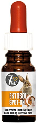 7PETS Ektosol Spot-On für Nager 10 ml - für einen erfolgreichen Schutz gegen Außeneinflüsse mit Intensivpflege