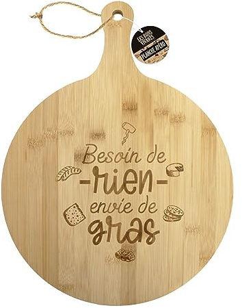 STC Planche en Bois pour l'Apéritif - Besoin de Rien Envie de Gras