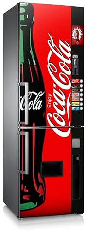 Vinile per frigoriferi | Stickers Fridge | Adesivo Frigoriferi | Coke | SetecientosGramos® (185x60)