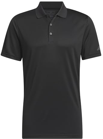adidas Men's Core Performance Primegreen Polo Shirt, Black, XXL