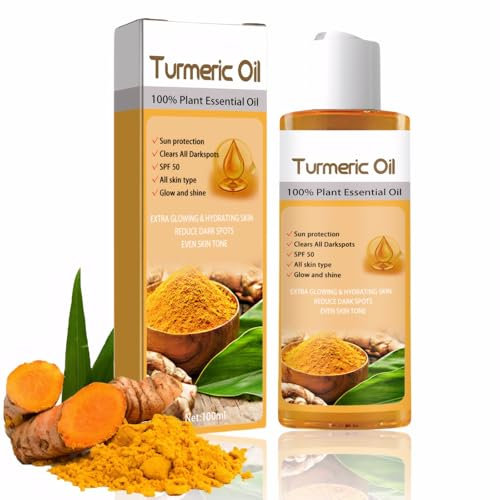 VEROA Turmeric Face Serum Oil - Natural Organic Hydrating Anti Wrinkle Serum Facial Oil With Turmeric Extract & Avocado Oil - Reduce Wrinkles Skin Brightening for All Skin Types - 100Ml