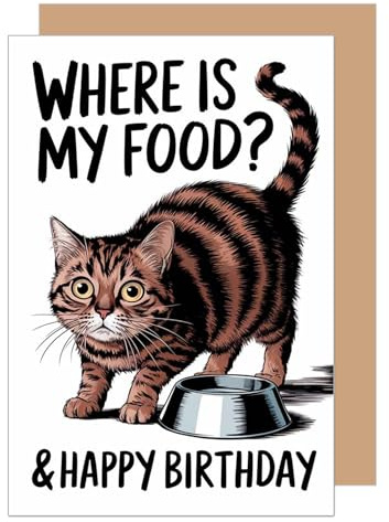 Edition Seidel Premium Geburtstagskarte mit Umschlag. Glückwunschkarte Grußkarte Karte mit lustigem Spruch Geburtstag Happy Birthday Mann Frau Kind Katze (G3639 SW024)