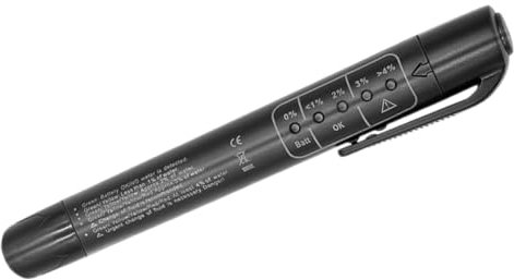 BUGUUYO Bremsflüssigkeit Tester Pen Präziser Dot Bremsflüssigkeitstester Mit Sensortechnik Für Auto Motorrad Fahrrad Ergonomischer Batteriefreier Bremsflüssigkeitsprüfer Vielseitig Einsetz