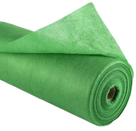 topolenashop Vlies-Tischdecke, 20 Einweg-Tischdecken, 30 x 40 cm, TNT, Einweg-Rolle für Partys, Geburtstage, Catering, Restaurants, schützt den Tisch vor Flecken und Flüssigkeiten (grün)