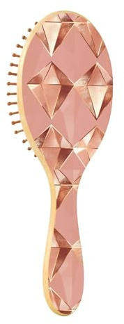 Wood Hair Brushes Gold Rose Gold Paddle Hair Brush For Women Wood Hairbrush Wooden Massage Hair Brush