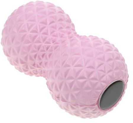 ARTSEWPLY Erdnuss Massageball Doppelball Starlight Pink Tragbarer Fuß Rücken Massageball Zur Muskelentspannung Vielseitig Einsetzbar Gegen Schmerzen Und Krämpfe Geeignet Für Nacken Und Lendenbereich