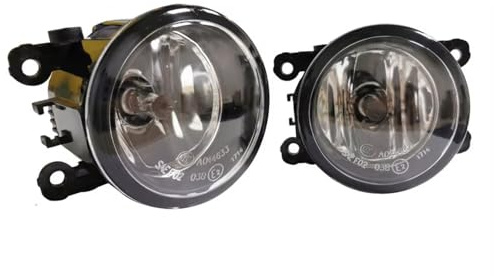 Car front fog lights, Auto fog lamp assembly, For Peugeot, For Boxer 2006 2007 2008 2009 2010 2011 2012 2013 2014 2015 2016 2017 2018 Front Bumper Front Fog Lights 5182426AA Pair