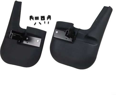 Pumixiy Paraspruzzi anteriori per Fiat Ducato dal 2006 in poi, compatibile con Boxer e relè, in ABS, colore nero, paraspruzzi per furgoni e camion