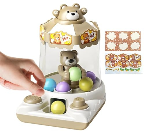 Mini distributeur automatique Distributeur de petits prix Jeu Gashapon Jouet Distributeur interactif de capsules de bonbons Bureau Portable Style Machine de jeu