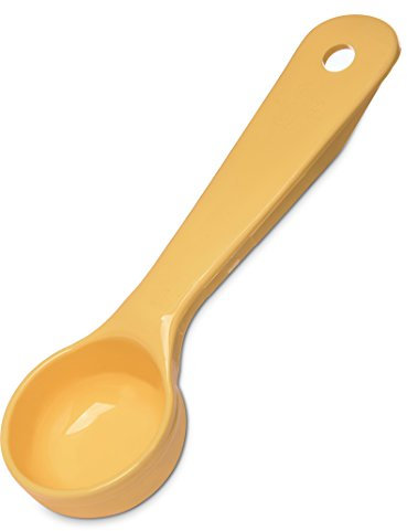 CFS Measure Miser Solid Measuring Spoon with Short Handle, 1 Ounce, Yellow (Pack of 12)