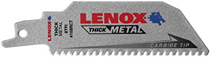 Lenox 2014212 10,2 cm TPI, flexibel Lazer Säbelsägeblatt