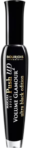 BOURJOIS - Mascara Volume Glamour Push Up 31 Ultra Black - Volume x11 Sans Paquet - Brosse Fibres Ultra Volumatrice - Galbe Instantané