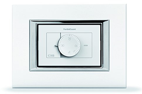C38B Termostato Bianco Da Incasso Con Manopola Fantini Cosmi