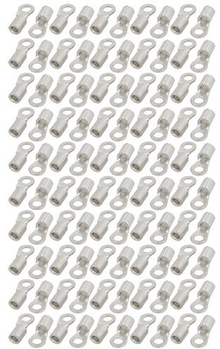 Aexit 100 Stücke AWG12-10 Runde Form RNB5.5-4S Nicht Isolierte Kabelschuh Crimp Terminal Connector (7bfab8941eb2a2f65b5975ee66a50b26)