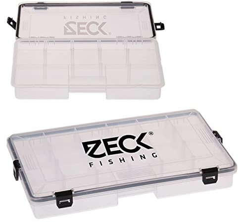 Zeck Tackle Box WP S 23x17,5x5cm - Tacklebox für Angelzubehör & Kunstköder, Angelbox für Jighaken & Gummifische, Zubehörbox