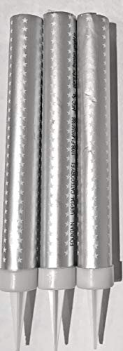 Suki's Imports® 3 x PREMIUM LOW SMOKE ICE FOUNTAIN SPARKLERS CAKE/BOTTLE CANDLES BIRTHDAYS 12cm (60 SECS BURN TIME EACH)