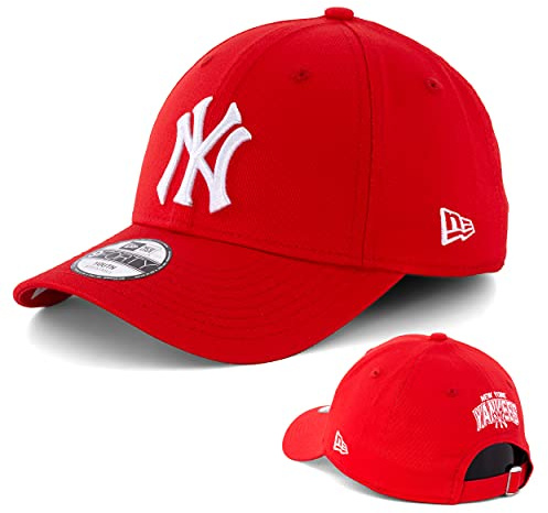 New Era Kids Caps – barnkeps – barnmössa – baseballkepsar – många varianter – olika design (New York Yankees red, 52–54, Numeric_52), röd