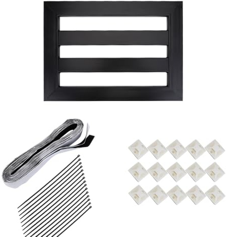 Tinje E Gitarren Pedalboard Gehäuse, kleines Pedalboard Netzteil, Aluminiumlegierung, ultradünn, leicht, tolles Zubehör mit Setup Tape Clamp Effektpedal(M)