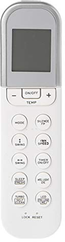 Telecomando di Ricambio per Condizionatore d'Aria Compatibile Con Midea RG36F BGEF RG36F2 RG36F4 - Controller Universale AC