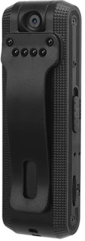 Body Camera, videocamera tascabile HD 1080P, obiettivo ruotabile a 180°, videocamera d'azione indossabile impermeabile con visione notturna, supporto per scheda SD da 64 GB